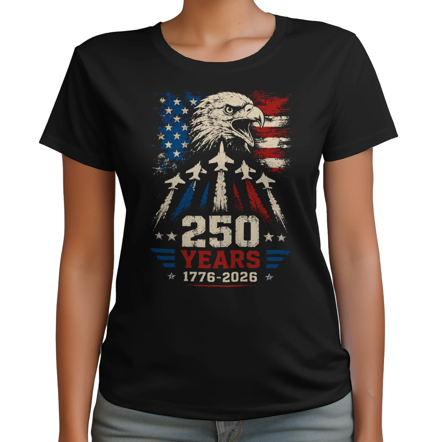 USA the 250th anniversary Patriotic Eagle Shirt