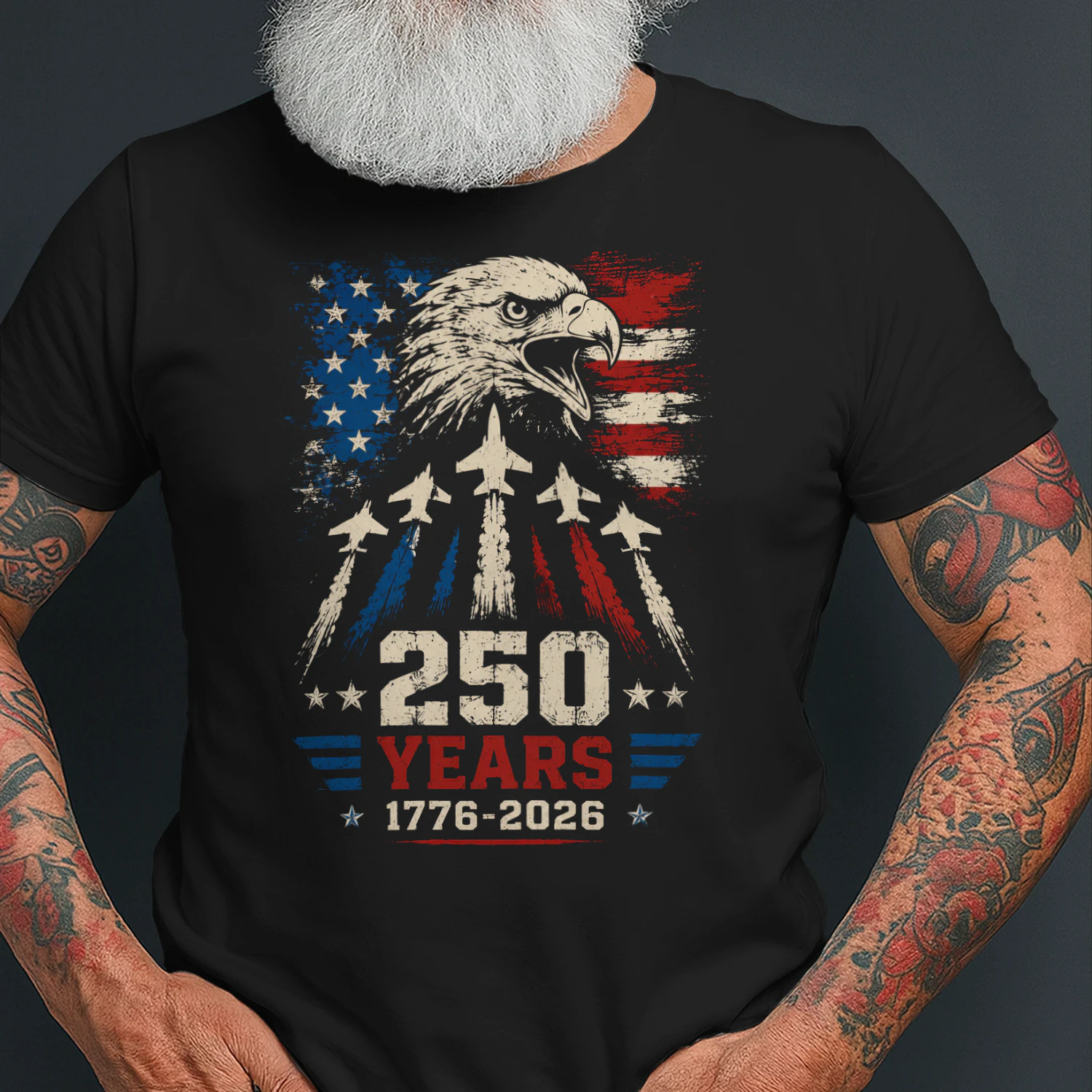USA the 250th anniversary Patriotic Eagle Shirt