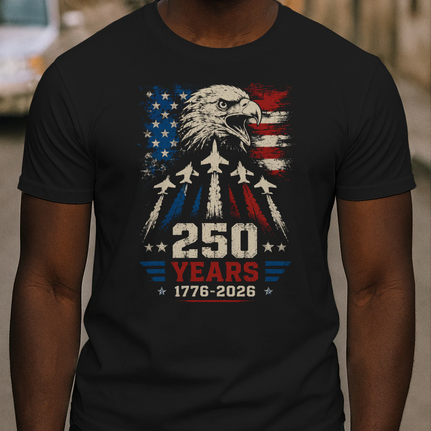 USA the 250th anniversary Patriotic Eagle Shirt