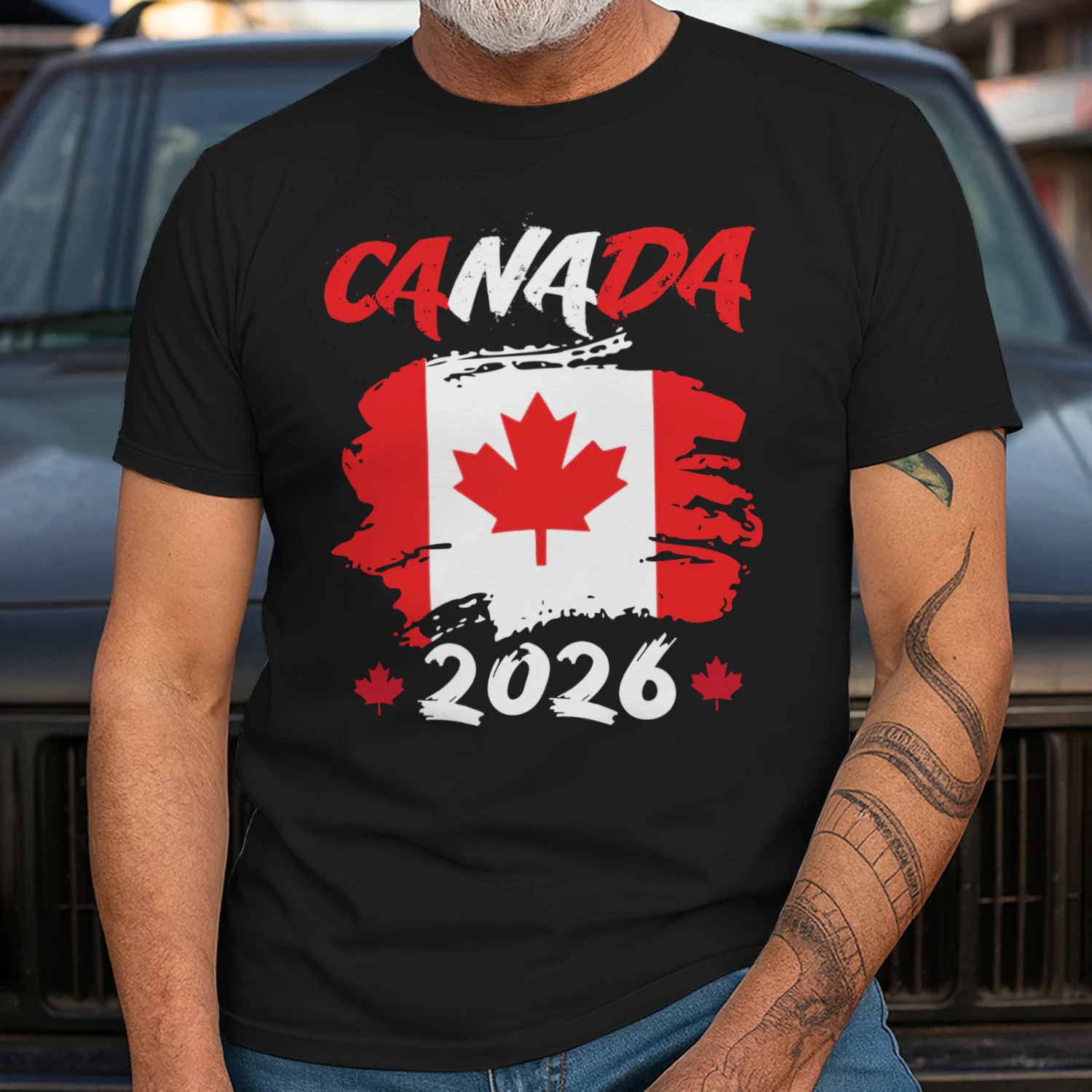 Canada 2026 Soccer Fan Flag Shirt