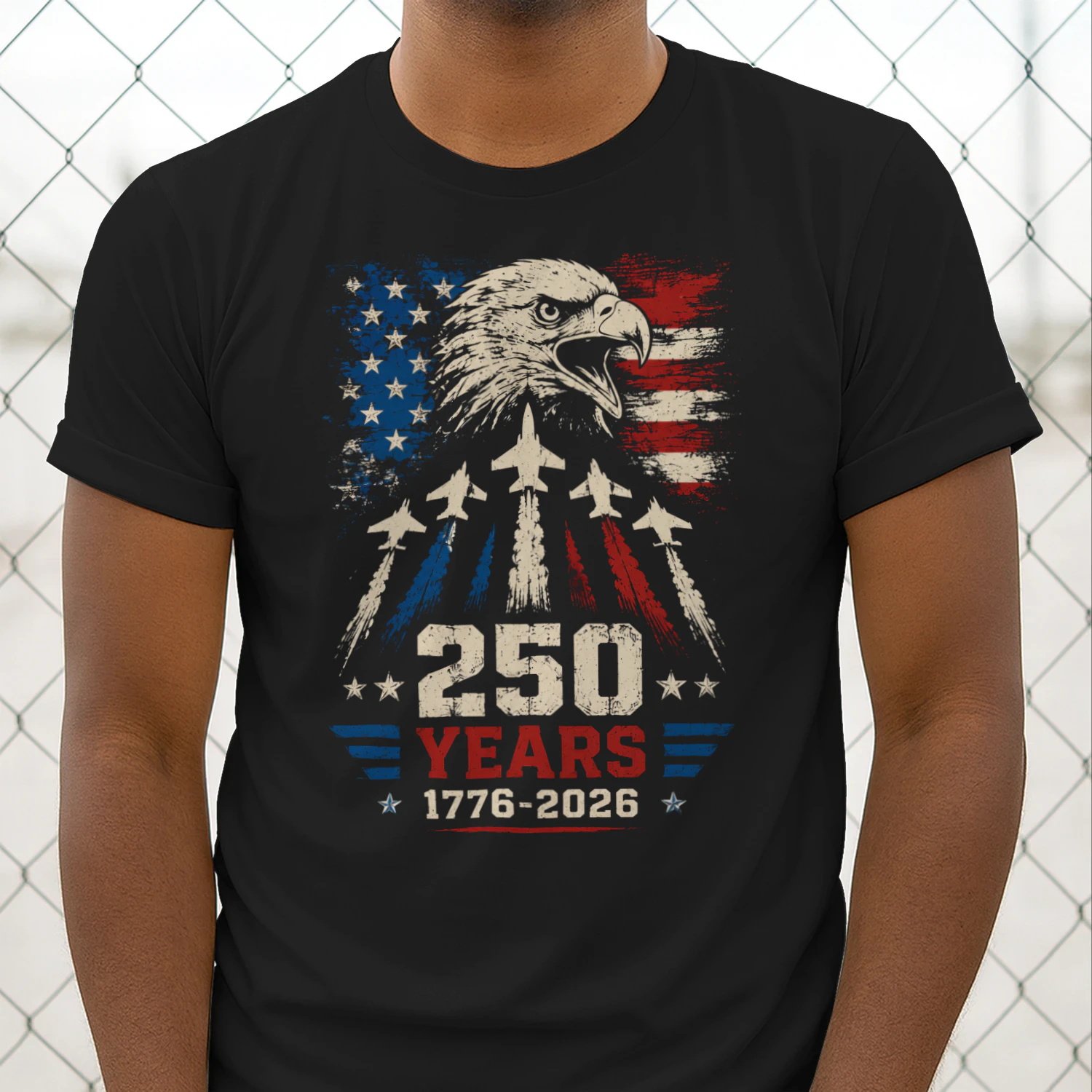 USA the 250th anniversary Patriotic Eagle Shirt
