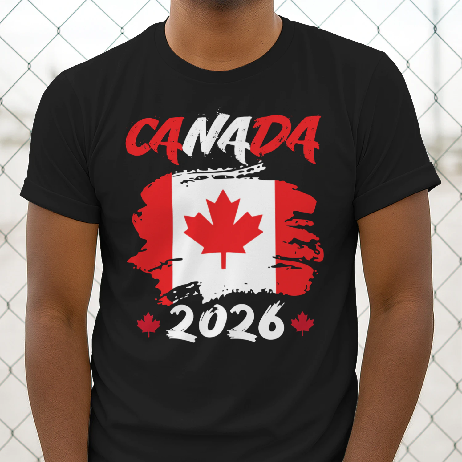 Canada 2026 Soccer Fan Flag Shirt