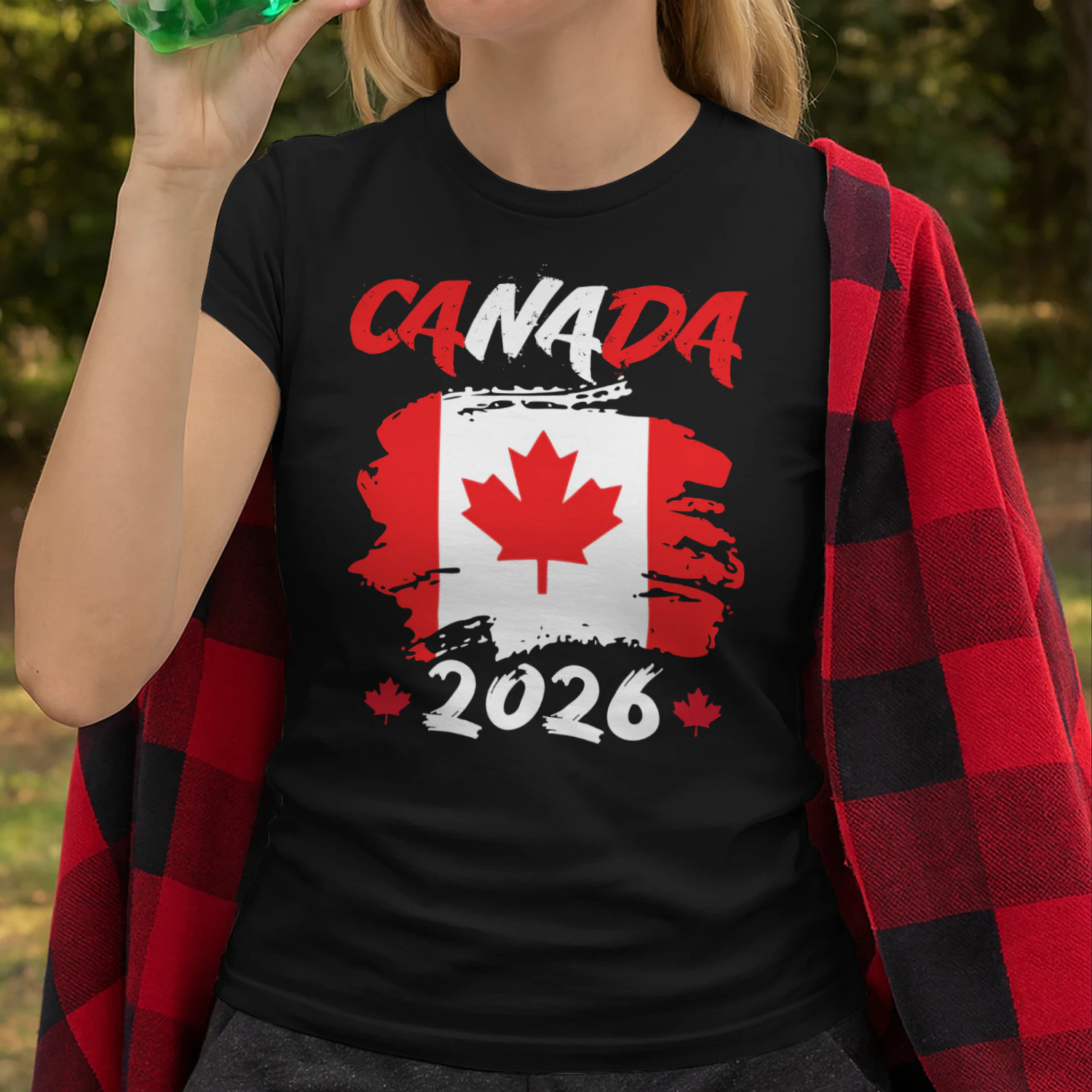 Canada 2026 Soccer Fan Flag Shirt