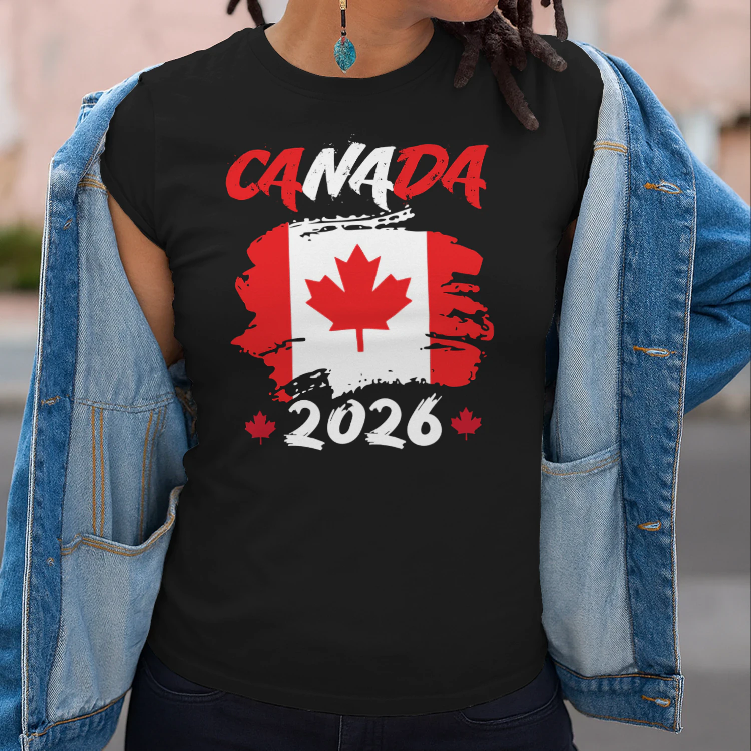 Canada 2026 Soccer Fan Flag Shirt