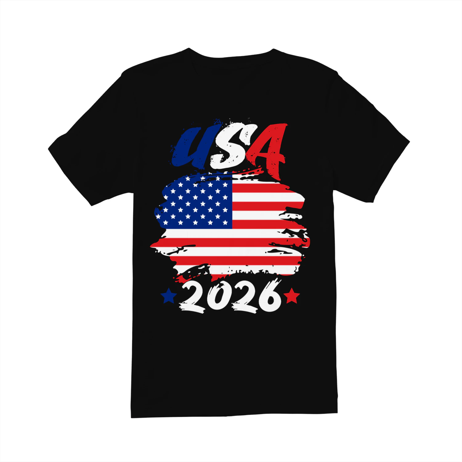 USA 2026 Soccer Fan Flag Shirt