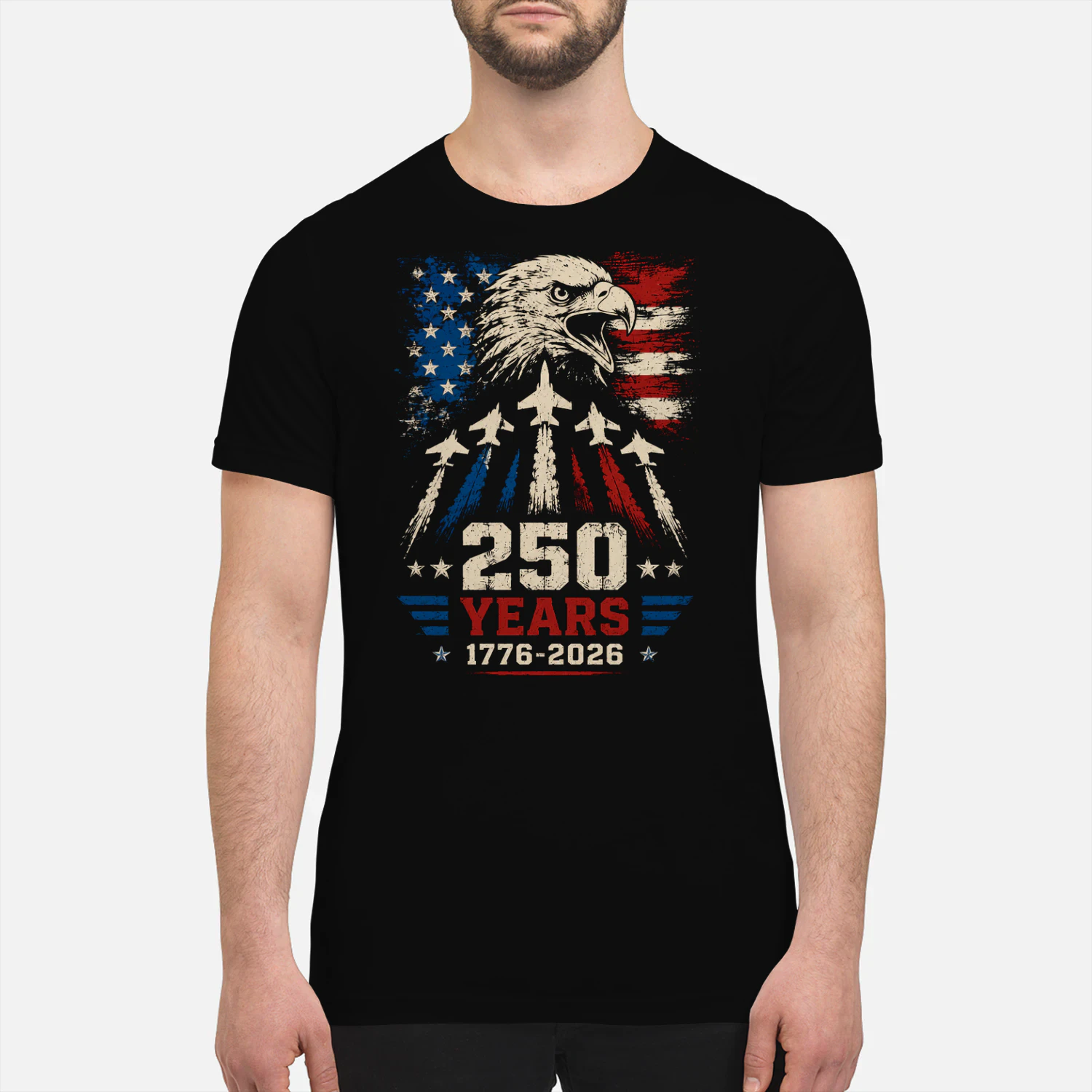 USA the 250th anniversary Patriotic Eagle Shirt