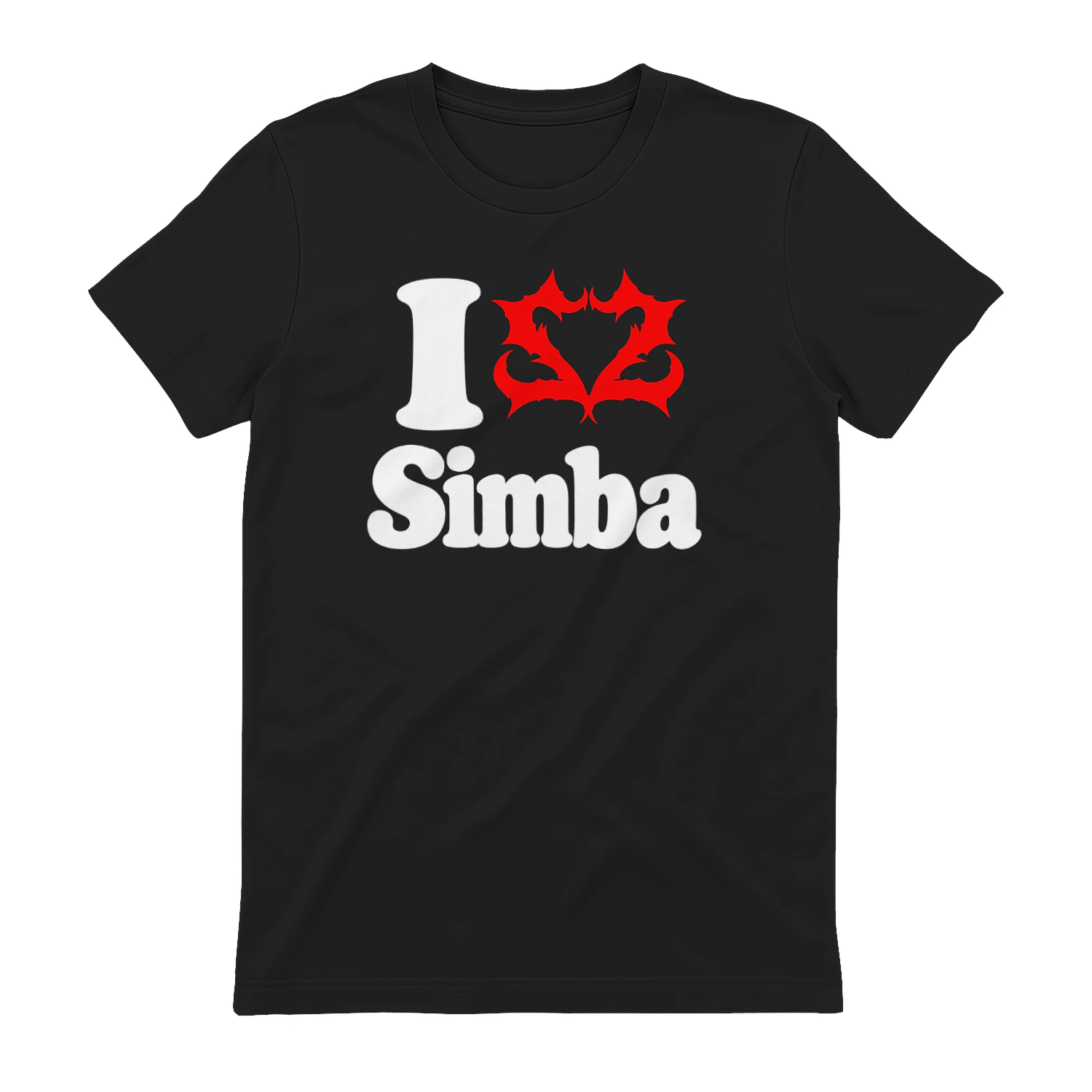 22simba Merch Cuore Tribale Rosso Stile Drill