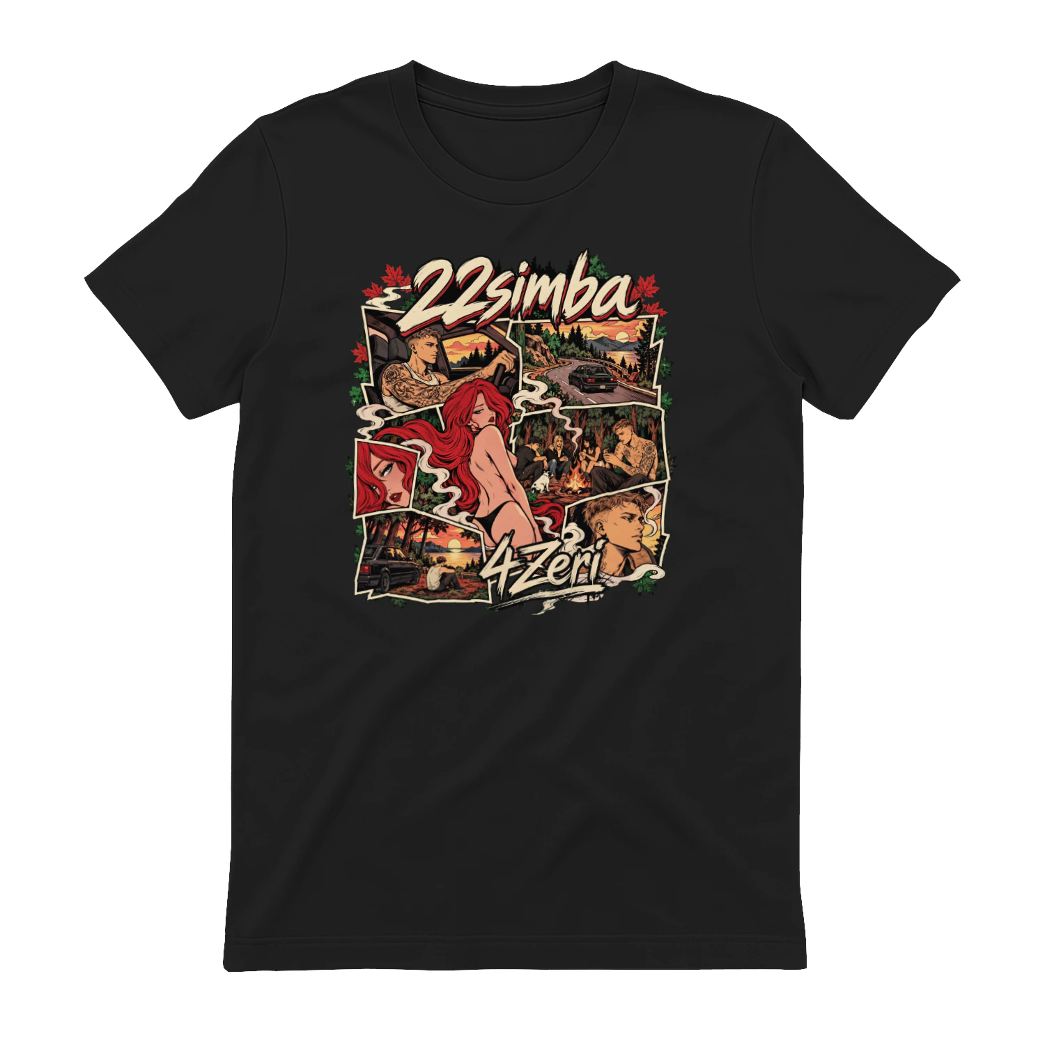 22simba Merch 4 Zeri Collage Urbano Retro