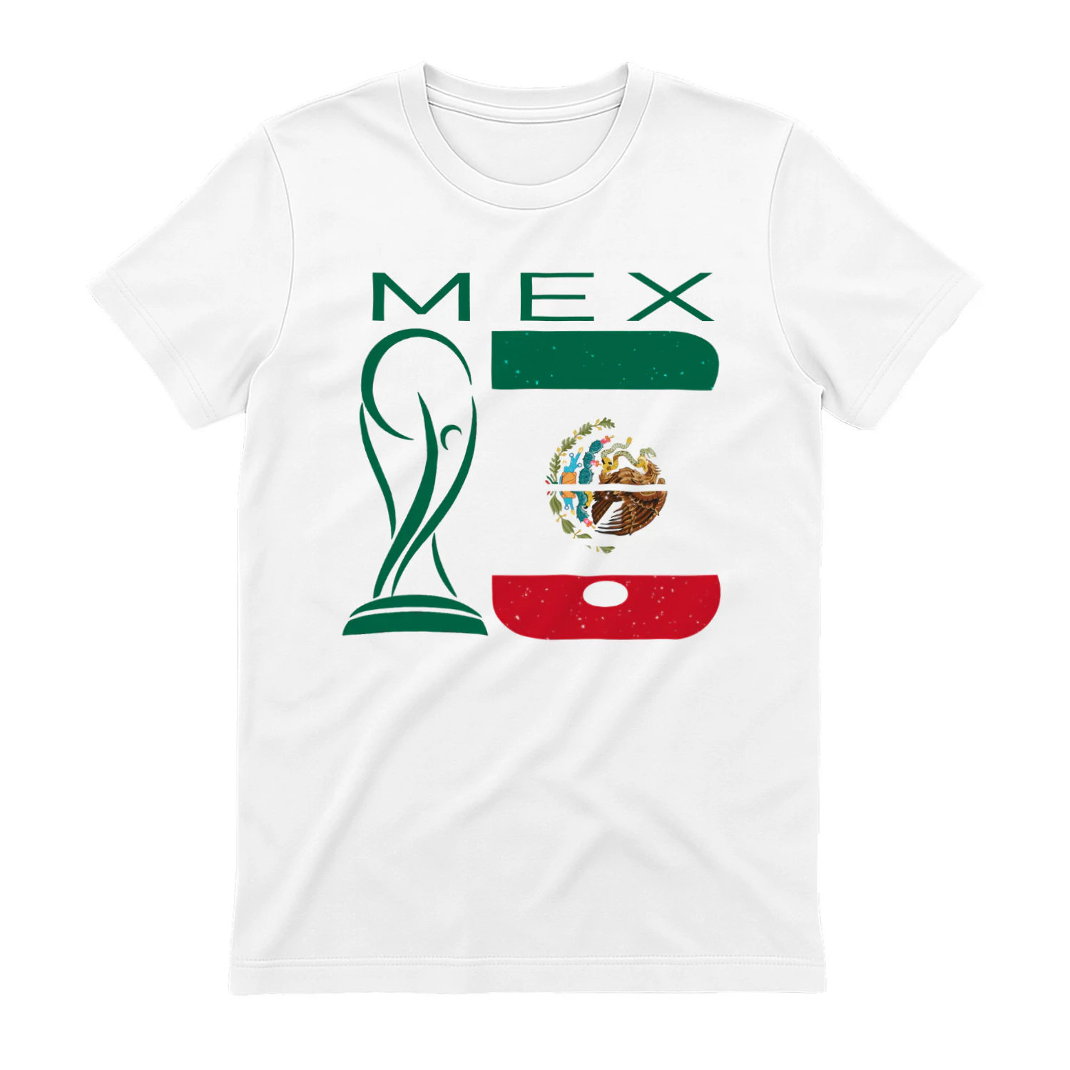 Apoya a México con estilo con esta camiseta de aficionado para el Mundial 2026.
