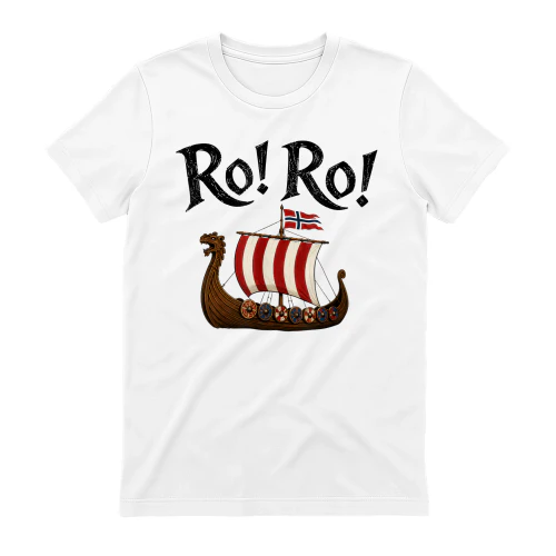 Norge Viking T-skjorte, RO RO Fotball Supporter Shirt