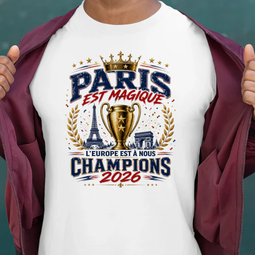 Paris Est Magique Champions 2026 Shirt