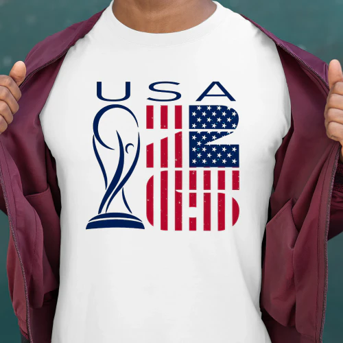 USA World Cup 2026 Fan Tee | Football Supporter Shirt