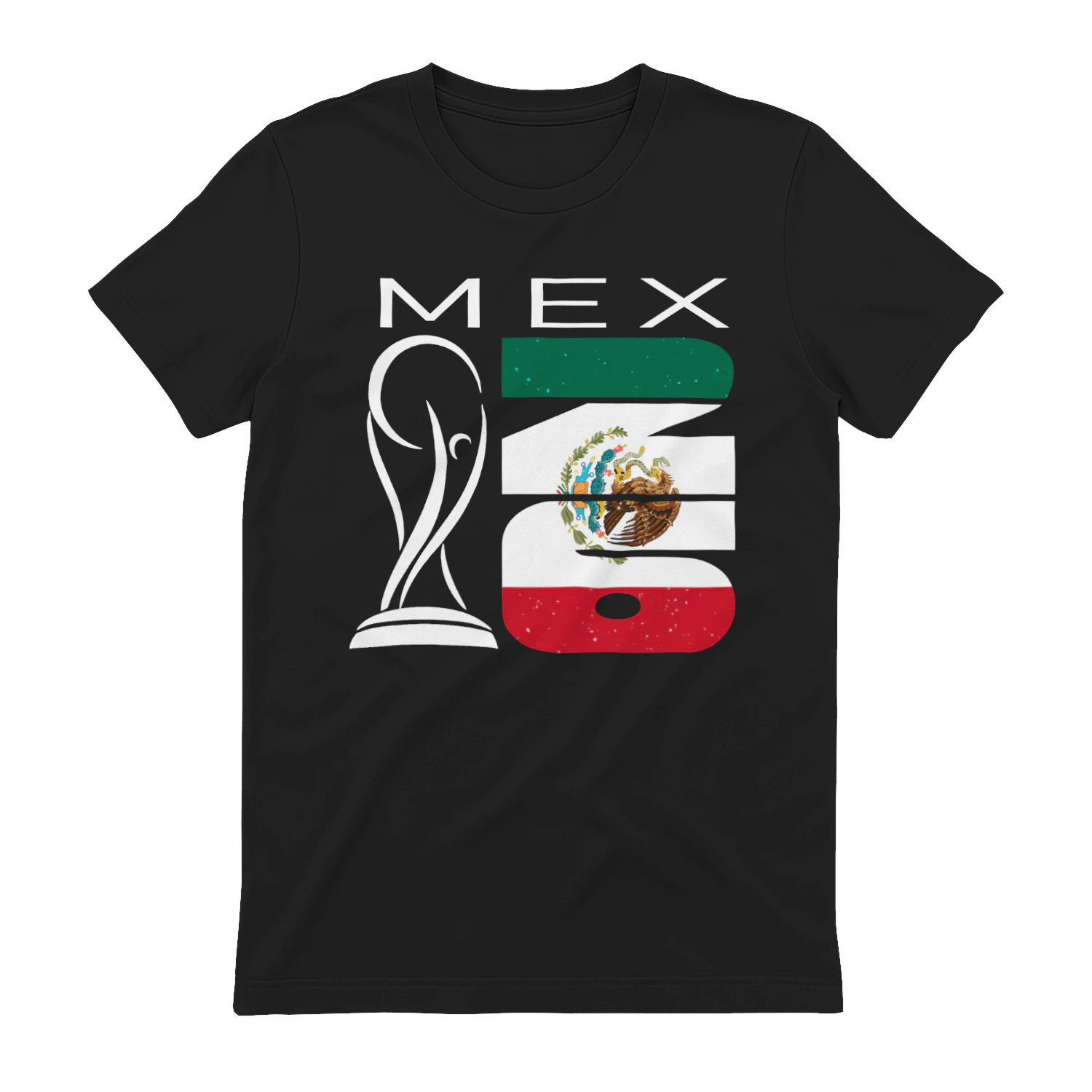 Apoya a México con estilo con esta camiseta de aficionado para el Mundial 2026.