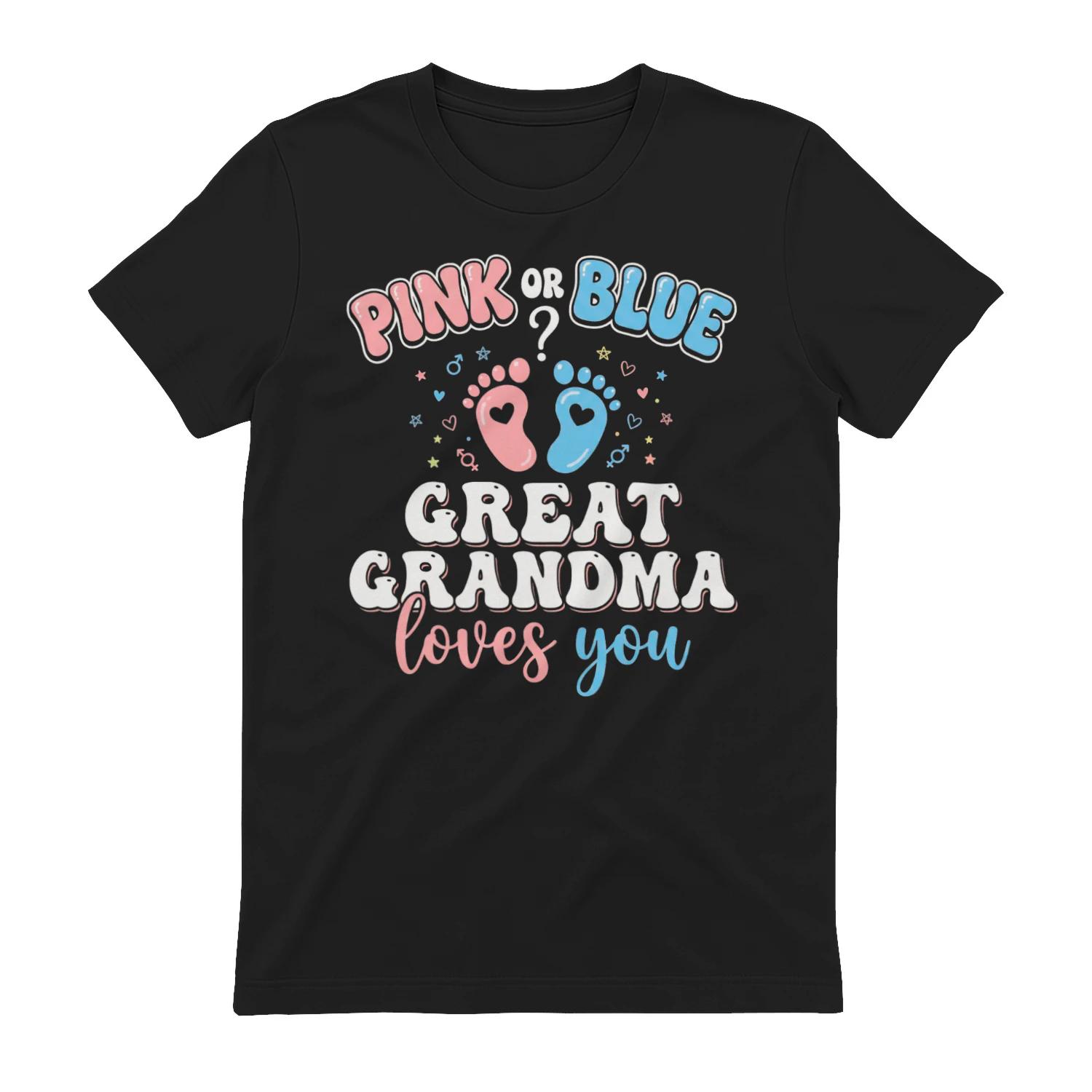 Pink Or Blue Great Grandma Loves You Tee