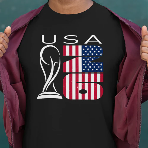 USA World Cup 2026 Fan Tee | Football Supporter Shirt Copy 9