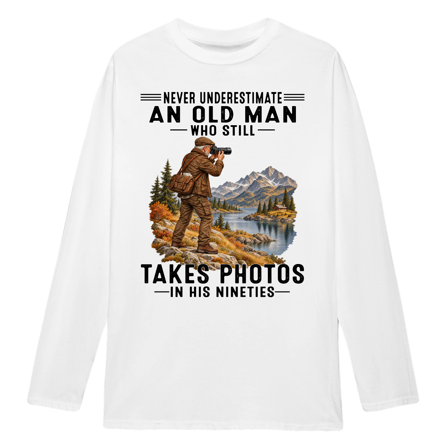 Never Underestimate An Old Man Takes Photos 90s