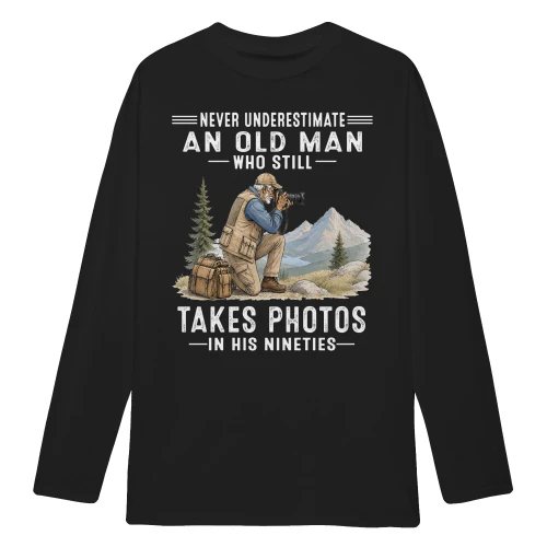Never Underestimate An Old Man Who Still Takes Photos 90s