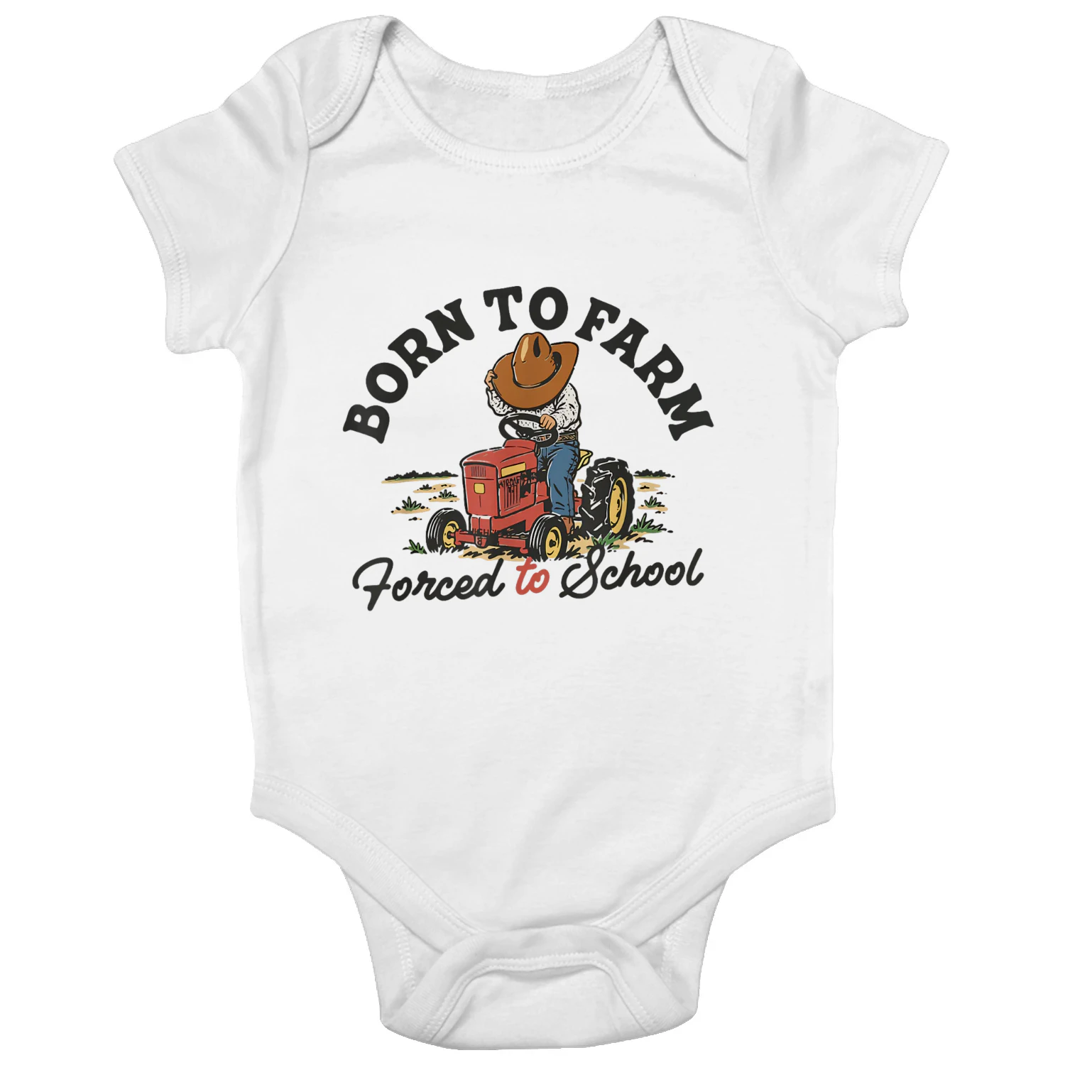 Born to Farm Forced To School Tractor