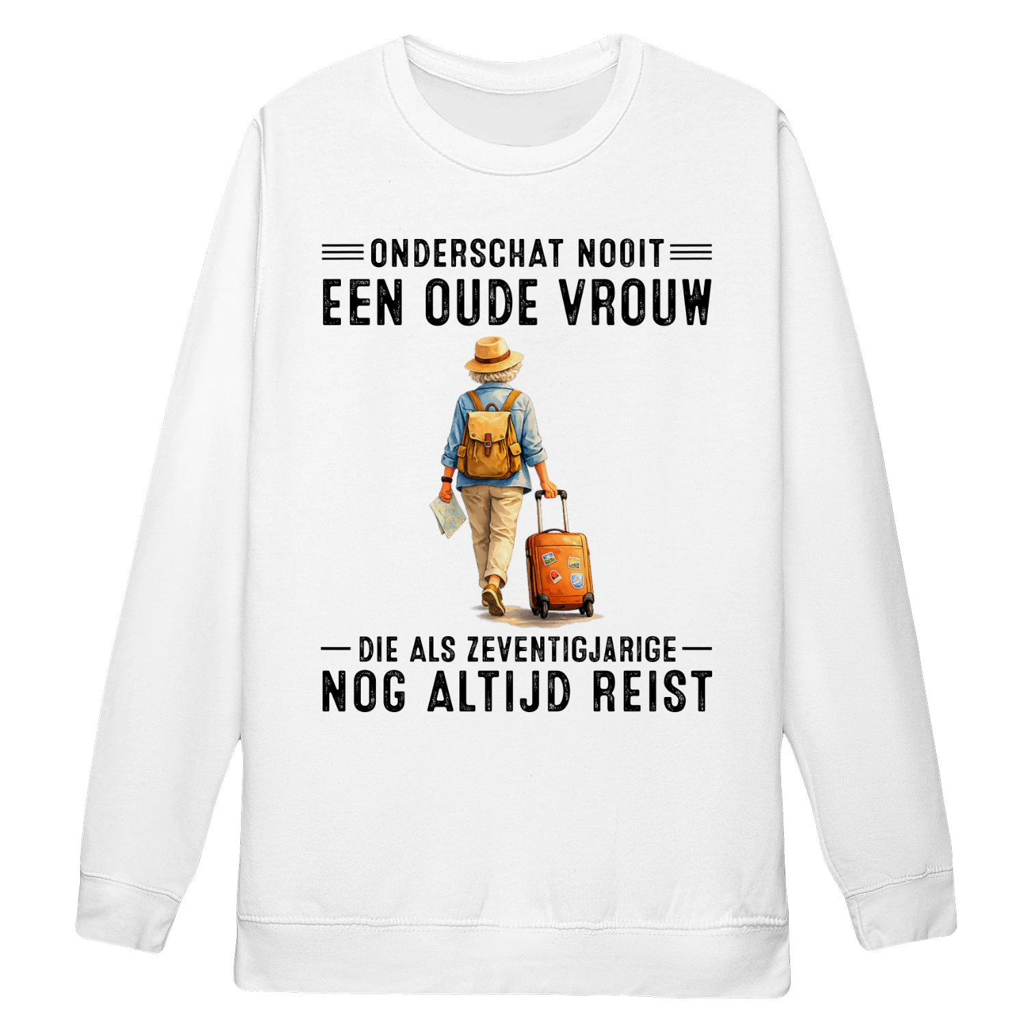 Onderschat Nooit Een Oude VROUW REIST 70