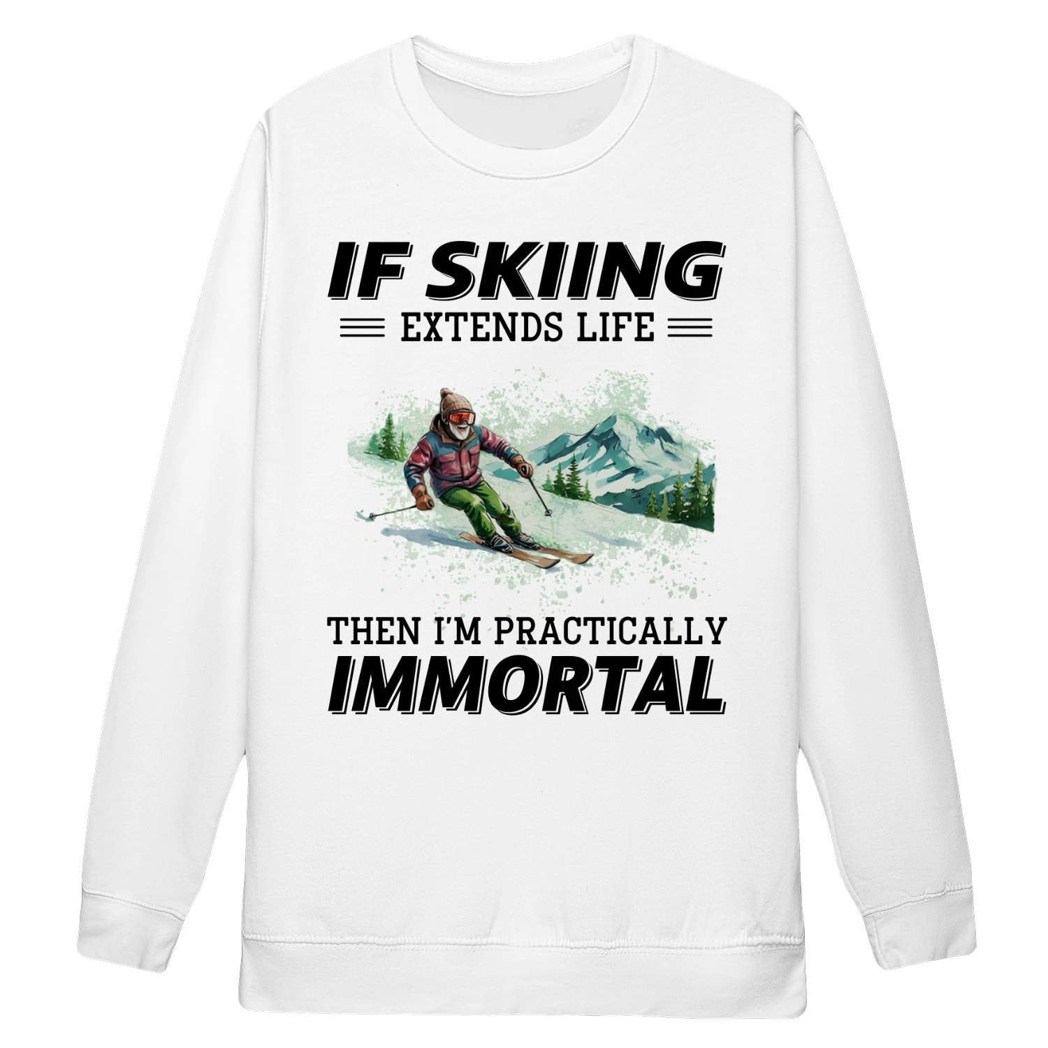 IF SKIING EXTENDS LIFE