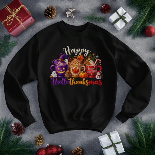 Happy Hallothanksmas Coffee Lover