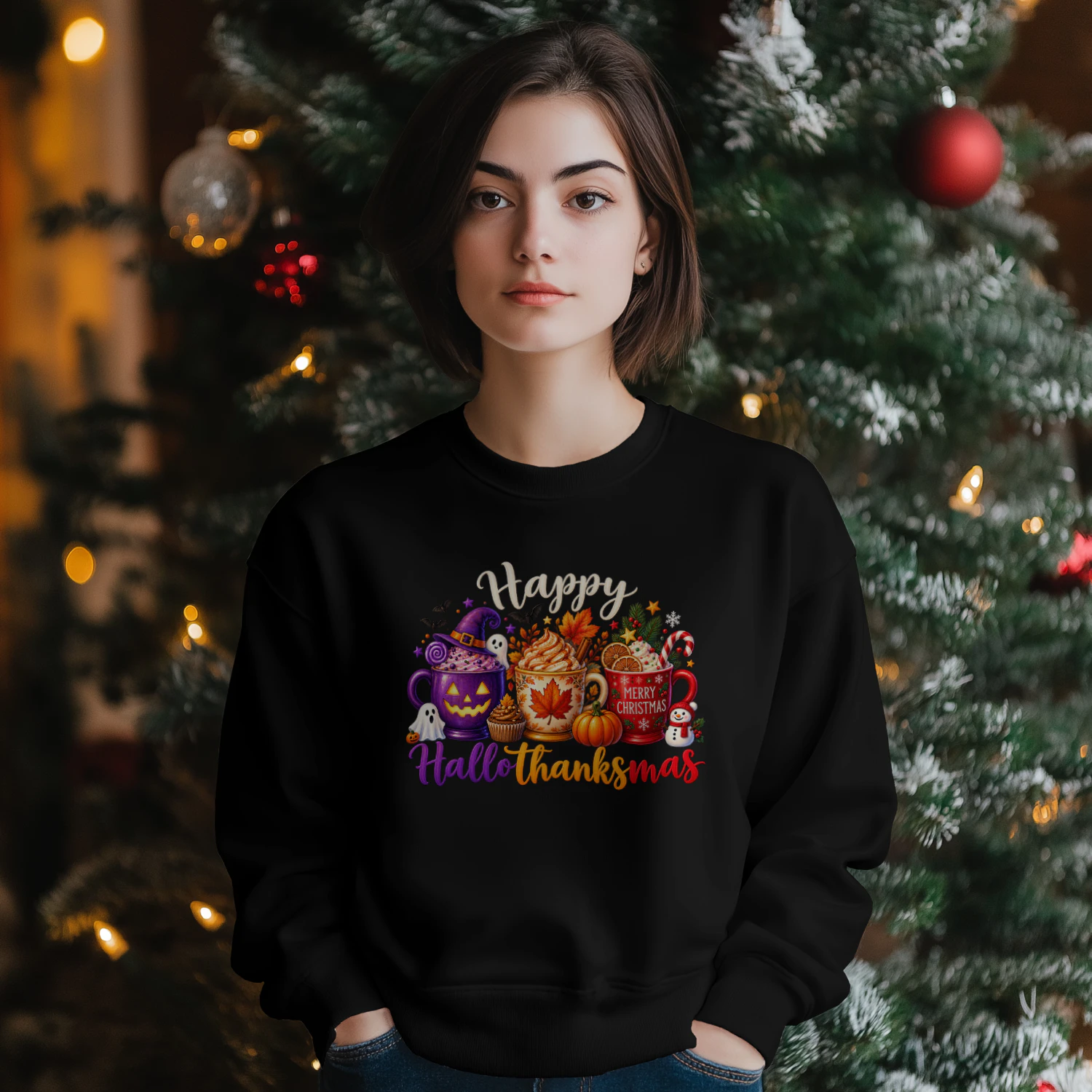 Happy Hallothanksmas Coffee Lover