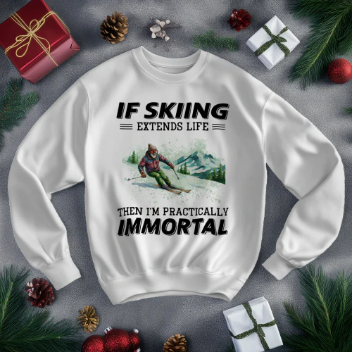 IF SKIING EXTENDS LIFE