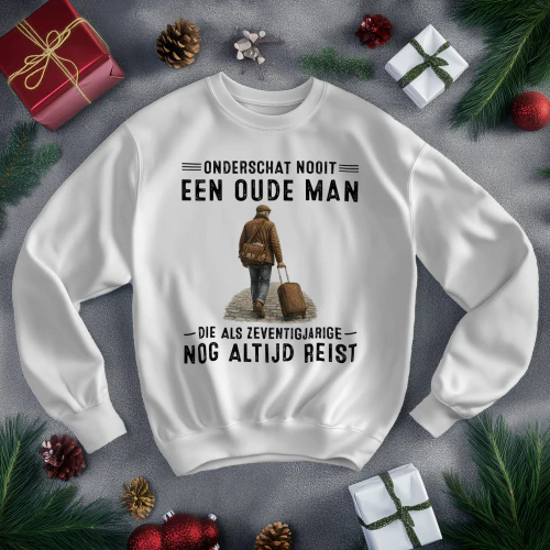 Onderschat Nooit Een Oude Man REIST 70