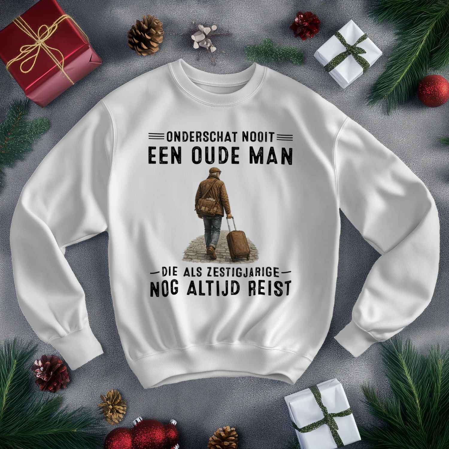 Onderschat Nooit Een Oude Man REIST 60