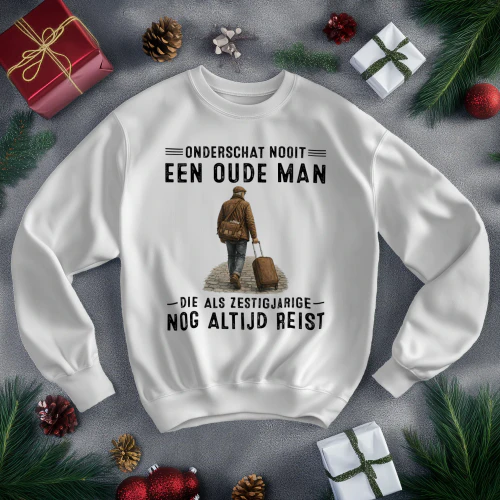 Onderschat Nooit Een Oude Man REIST 60