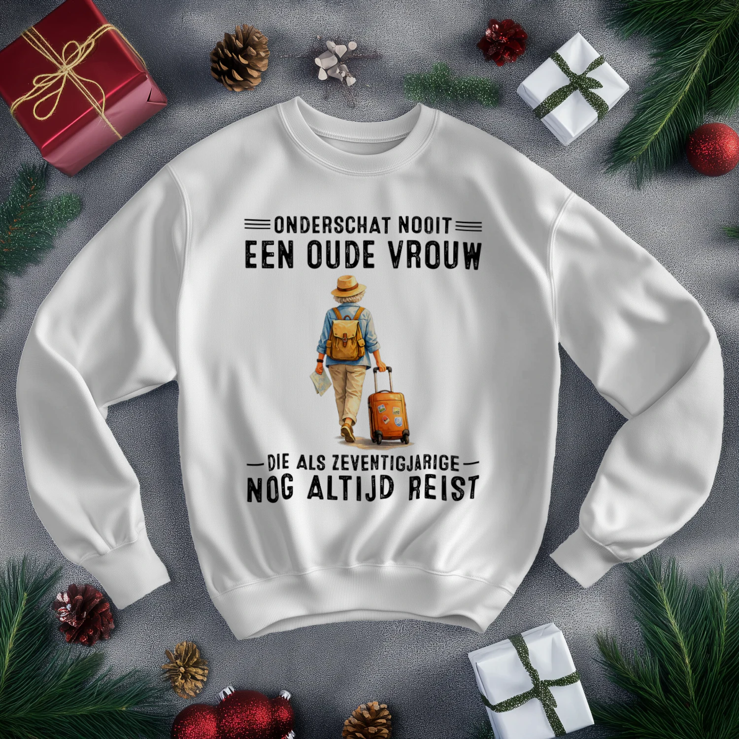Onderschat Nooit Een Oude VROUW REIST 70