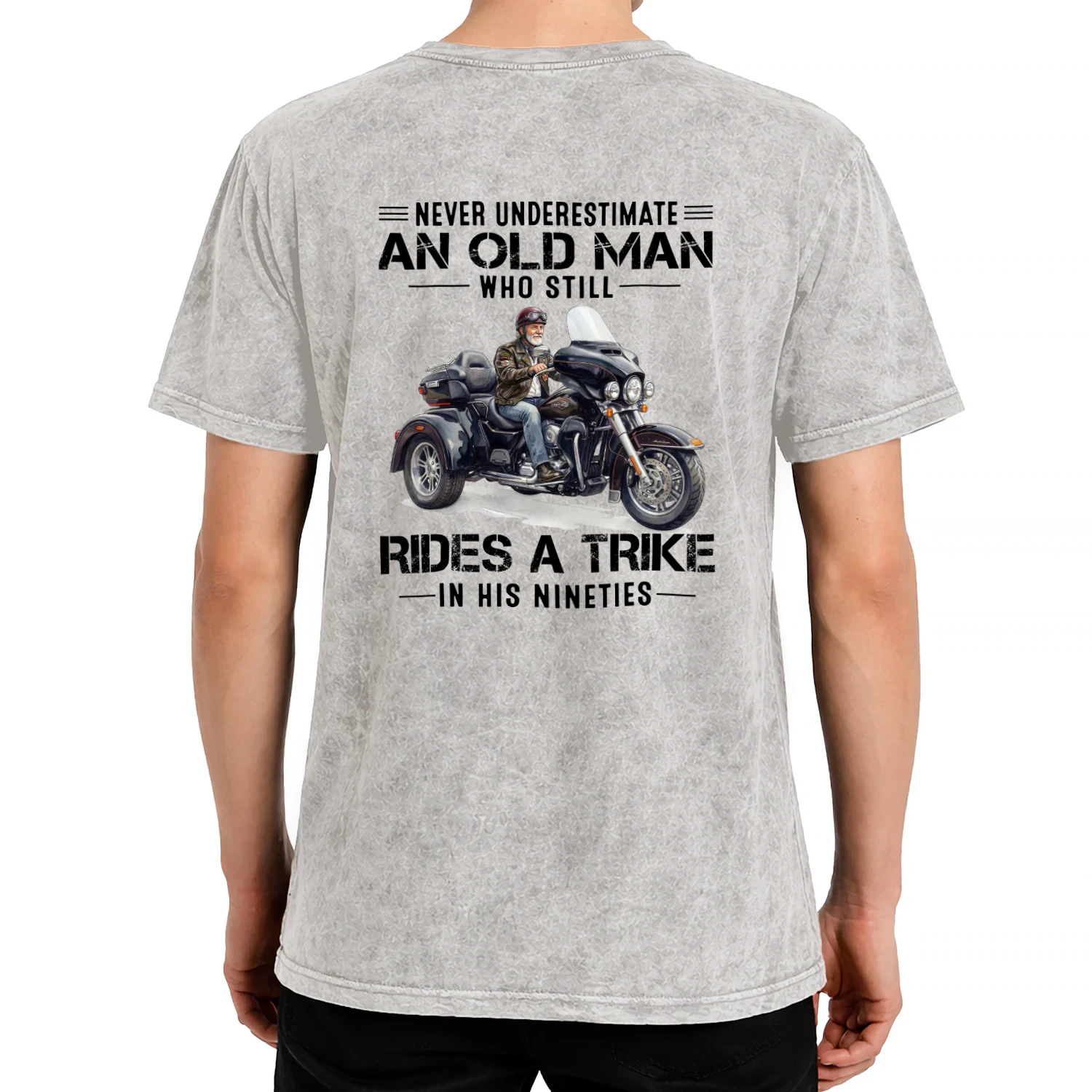 Never Underestimate Old Man Who Still Rides A Trike 90s
