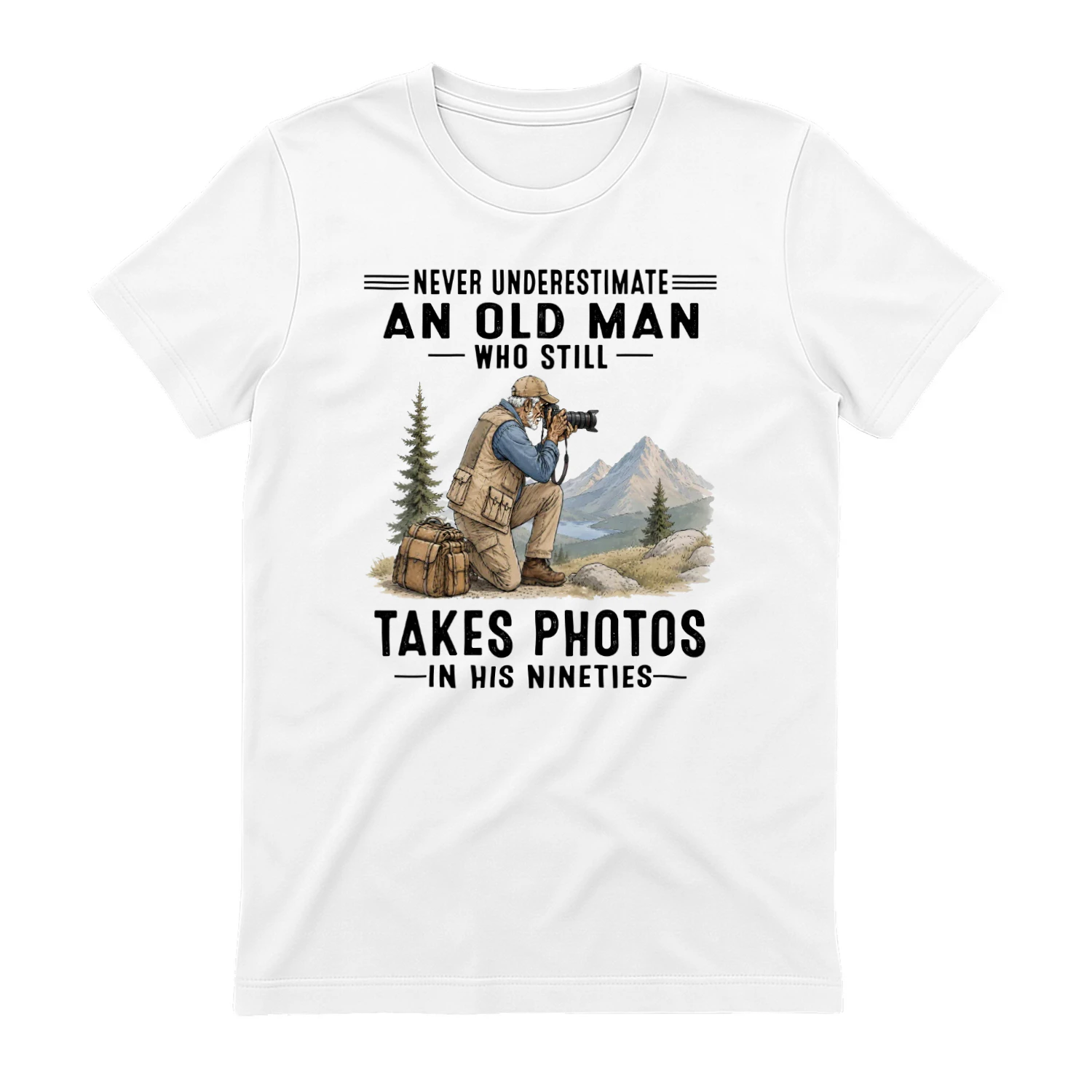 Never Underestimate An Old Man Who Still Takes Photos 90s