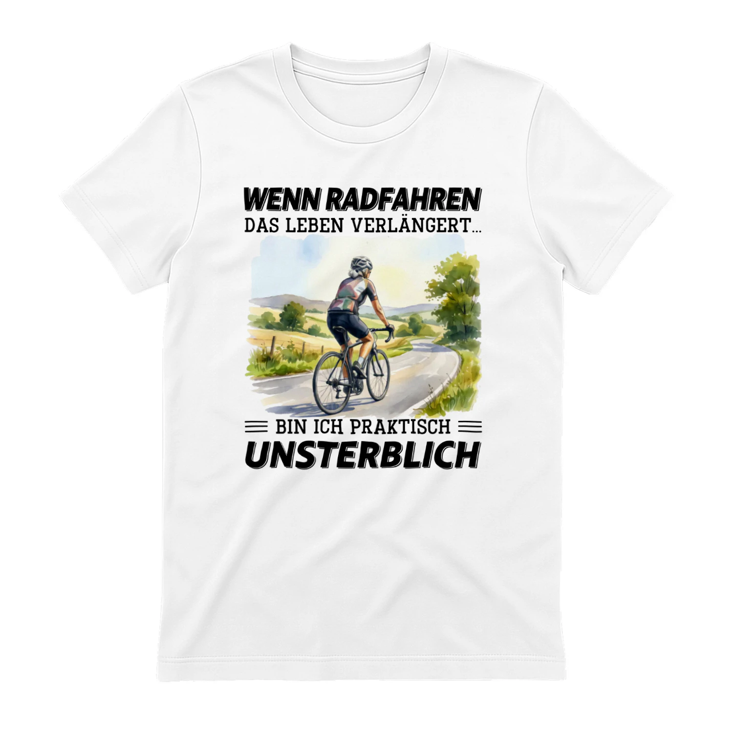 Wenn Radfahren Das Leben Verlangert...Frau
