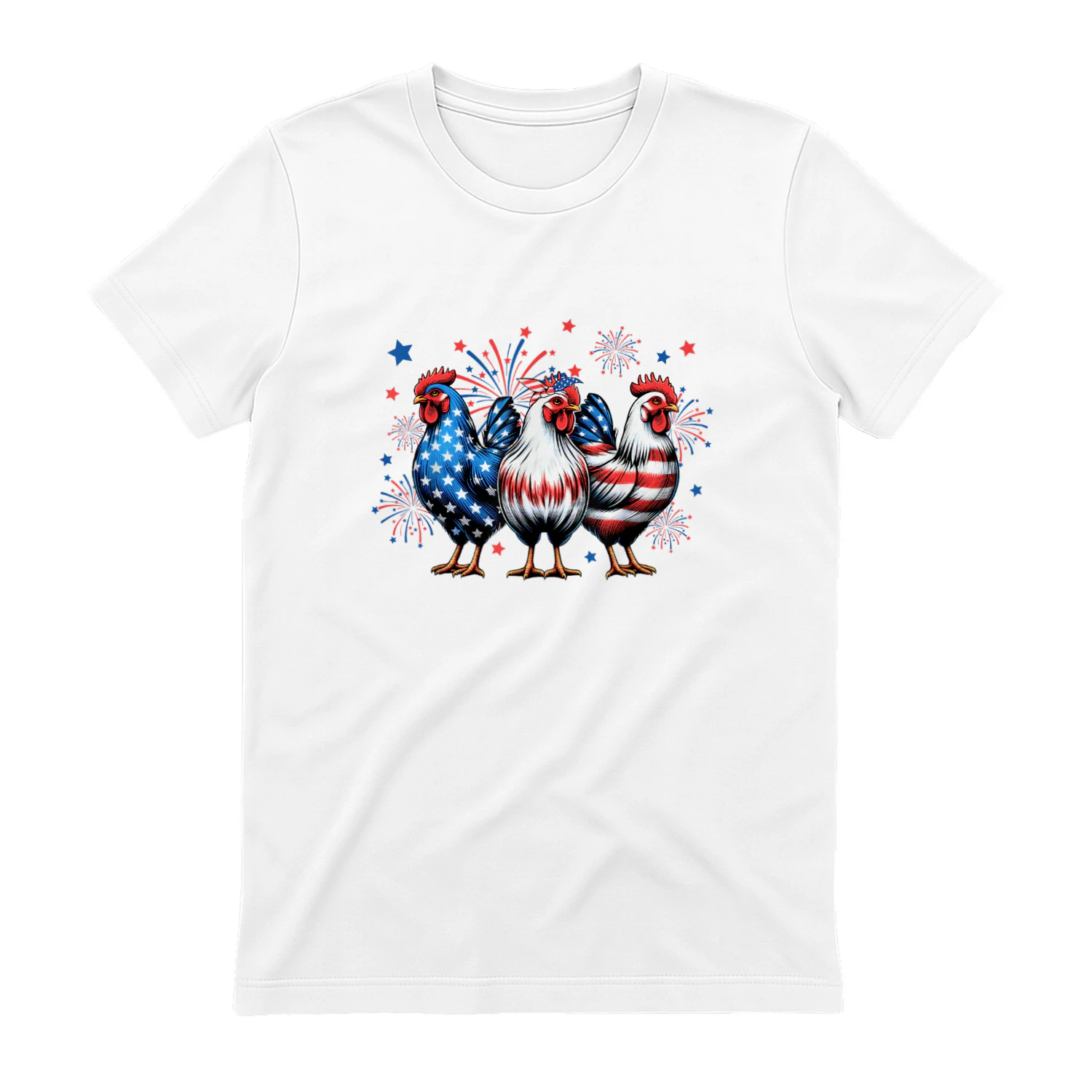 Red White Blue Chicken USA