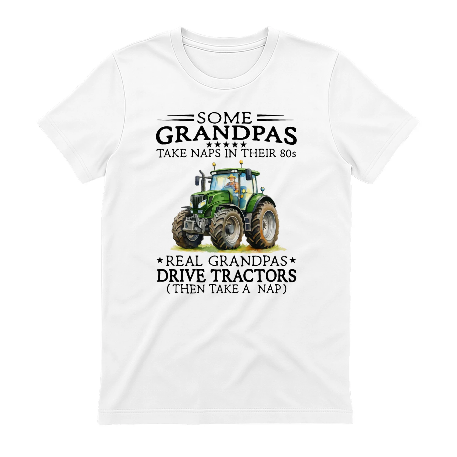Real Grandpas Drive Tractors 80s