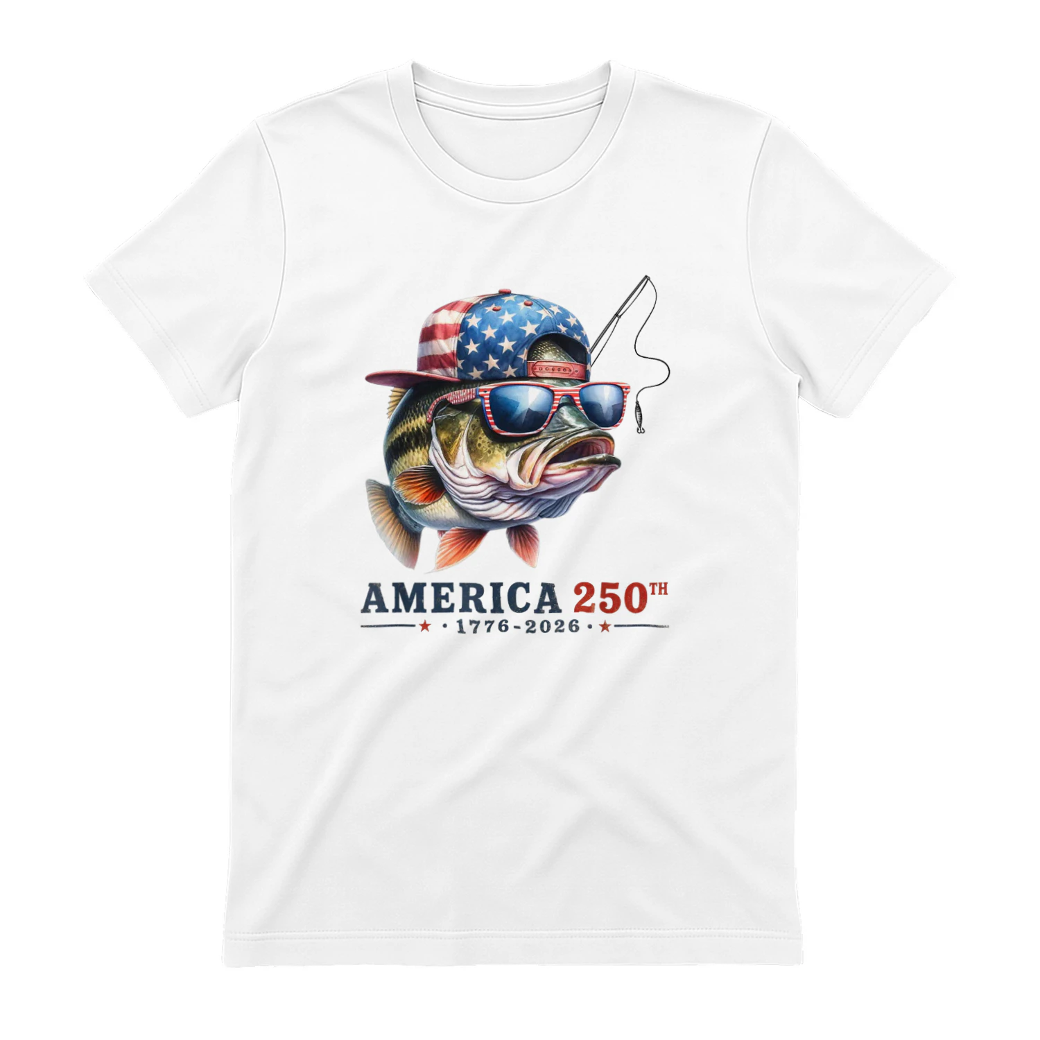 America 250th 1776 - 2026 Fishing