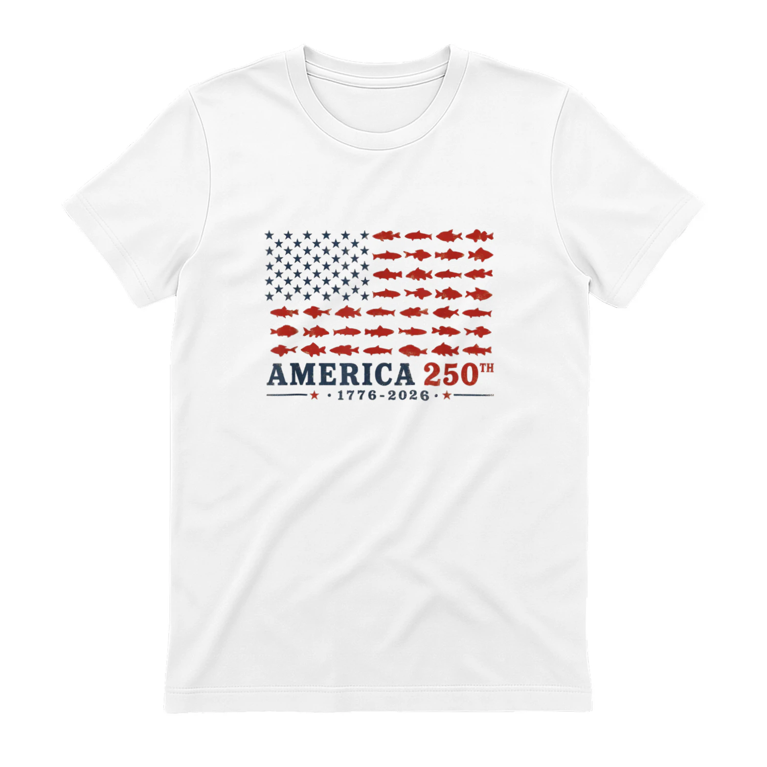 250 America Years 1776 2026 Fishing Flag