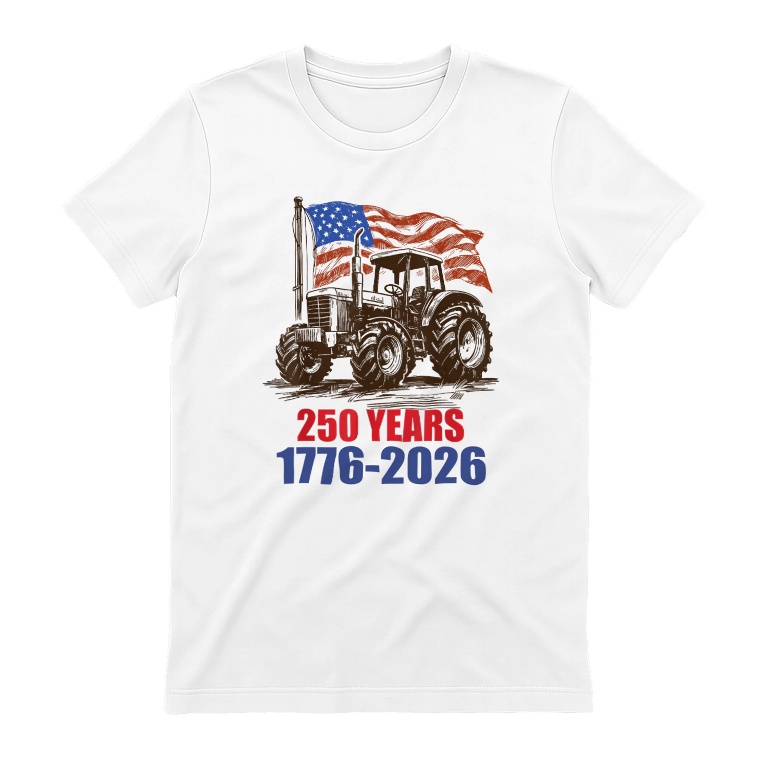 American 250 Years Patriotic Tractor