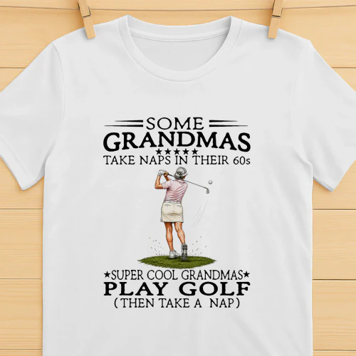Super Cool Grandmas Play Golf 60s