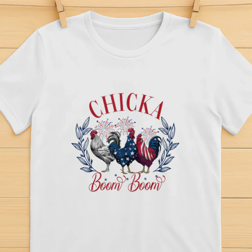 Chicka Boom Boom Chicken 4th Of July