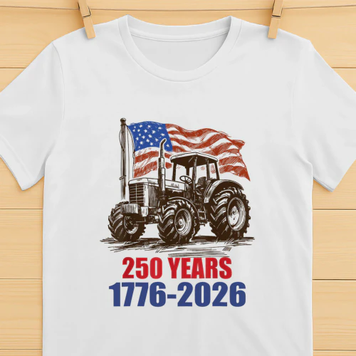 American 250 Years Patriotic Tractor