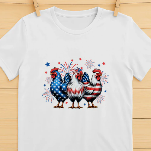 Red White Blue Chicken USA