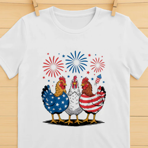 250 Patriotic Chickens USA