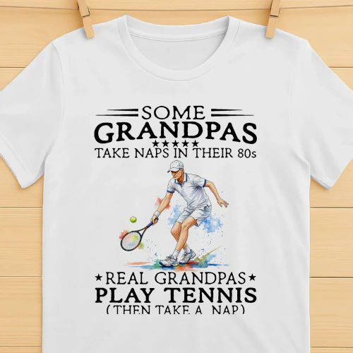 Real Grandpas Play Tennis 80s