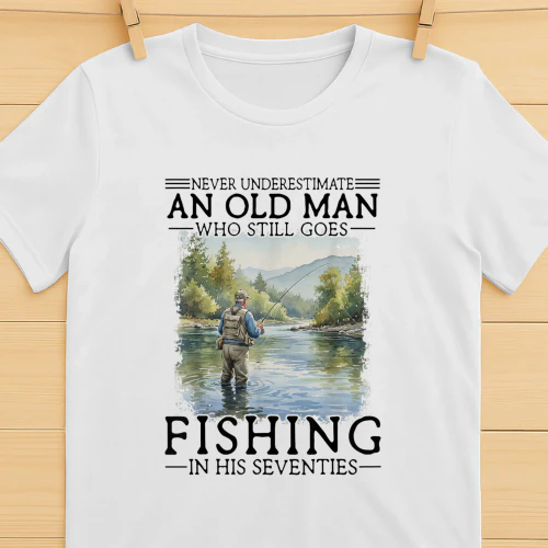 Never Underestimate an Old Man Who Goes Fishing in His 70s