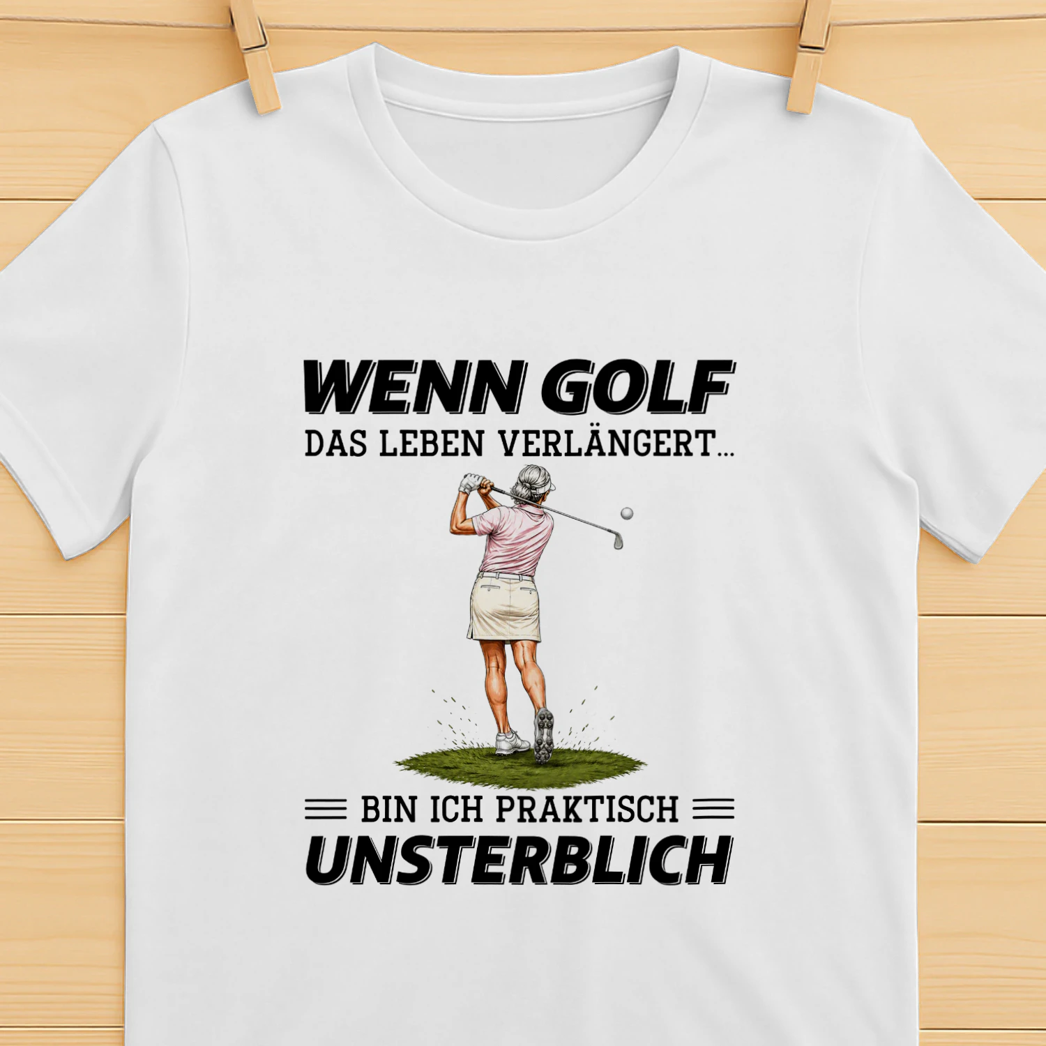 Wenn Golf Das Leben Verlangert...Frau