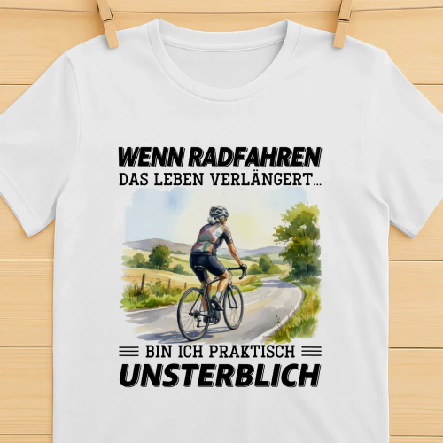Wenn Radfahren Das Leben Verlangert...Frau