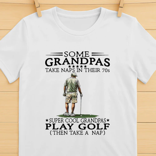 Super Cool Grandpas Play Golf 70s