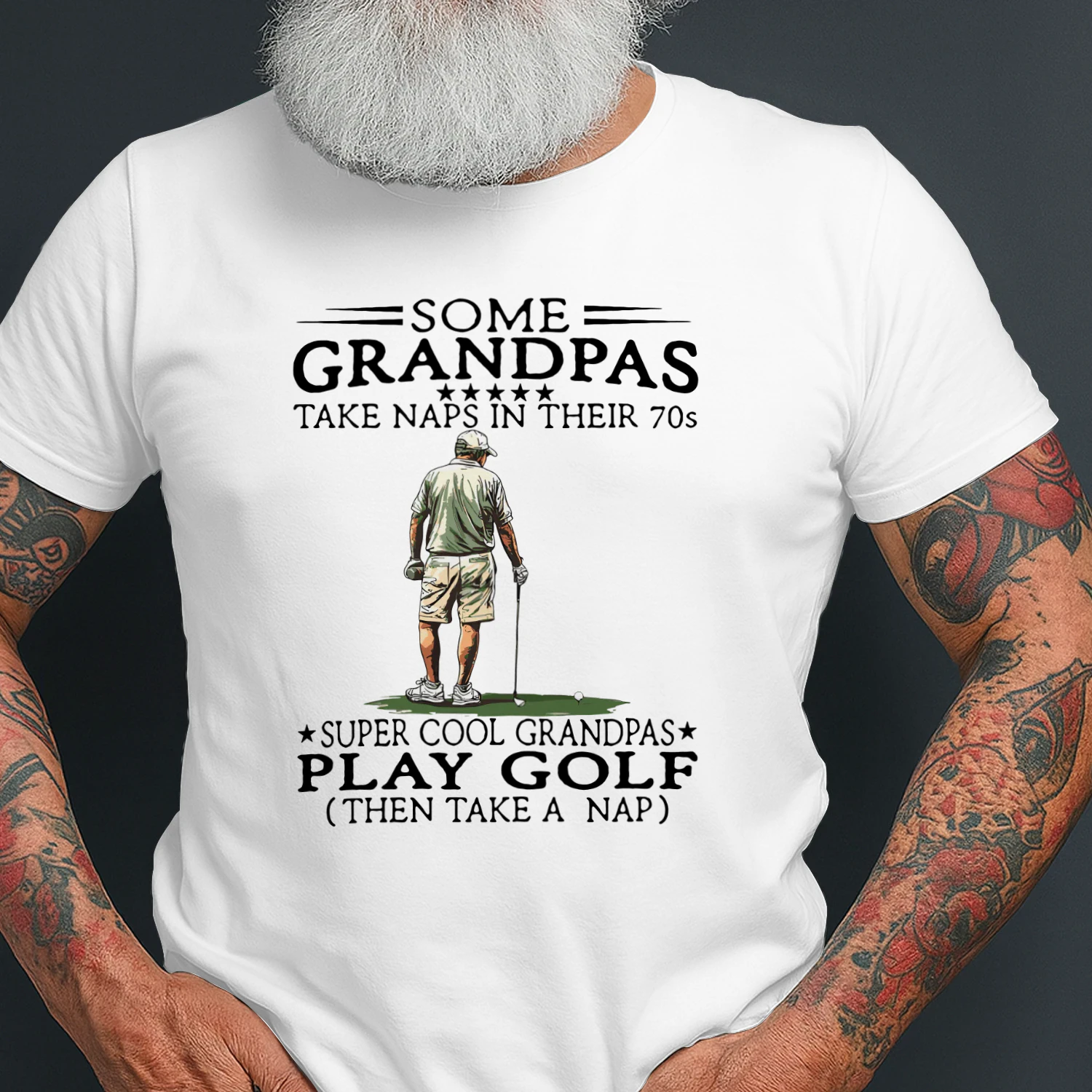 Super Cool Grandpas Play Golf 70s
